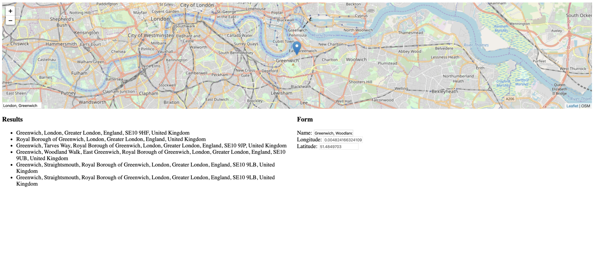 Angular 10 With Leaflet Map - Geocoding Using Nominatim API - Mestwin Blog